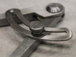 A precision steel try square with a hardened blade and a machined stock, used for checking and marking right angles in woodworking and metalwork.