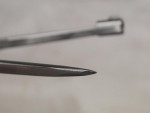 A precision steel try square with a hardened blade and a machined stock, used for checking and marking right angles in woodworking and metalwork.