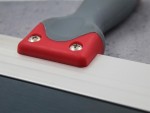 A steel drywall screw with a bugle head and fine threads, designed for fixing plasterboard to timber or metal studwork.