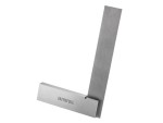A precision steel try square with a hardened blade and a machined stock, used for checking and marking right angles in woodworking and metalwork.