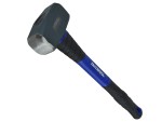 A blue and black sledgehammer with a rubberized grip handle and a metal head, photographed on a white background. The handle is labeled FAITHFULL.