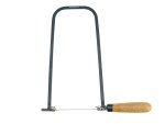 A saw with a hardened blade and a comfortable handle, for cutting timber, metal, or masonry.