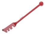 A cutting knife with a steel blade and an ergonomic handle, for general site and workshop use.