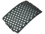 A Faithfull needle file with a hardened steel abrasive surface and a turned wooden or synthetic handle, for shaping and deburring metal.