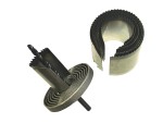 A bi-metal 63mm hole saw with hardened teeth and a centre drill-bit pilot, for cutting large-diameter holes in timber, metal, and plastic.