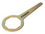 A Faithfull spanner or wrench in chrome vanadium steel, for tightening and loosening nuts and bolts.