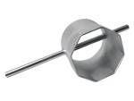 A Faithfull spanner or wrench in chrome vanadium steel, for tightening and loosening nuts and bolts.