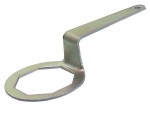 A Faithfull spanner or wrench in chrome vanadium steel, for tightening and loosening nuts and bolts.