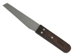 A cutting knife with a steel blade and an ergonomic handle, for general site and workshop use.