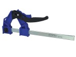 A Faithfull clamp with an adjustable jaw and a screw-tightening mechanism, for holding workpieces in position during cutting, drilling, or bonding.