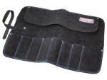 A hardened steel chisel with a bevelled cutting edge and a square-section body, for cutting stone, brick, or timber.