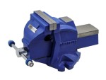 A Faithfull clamp with an adjustable jaw and a screw-tightening mechanism, for holding workpieces in position during cutting, drilling, or bonding.