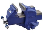A Faithfull clamp with an adjustable jaw and a screw-tightening mechanism, for holding workpieces in position during cutting, drilling, or bonding.