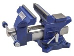 A Faithfull clamp with an adjustable jaw and a screw-tightening mechanism, for holding workpieces in position during cutting, drilling, or bonding.