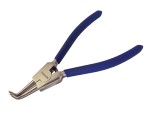 A pair of Faithfull circlip pliers with interchangeable tips for fitting and removing internal and external circlips.,