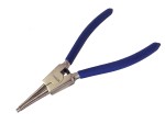 A pair of Faithfull circlip pliers with interchangeable tips for fitting and removing internal and external circlips.,