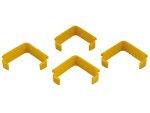 A Faithfull needle file with a hardened steel abrasive surface and a turned wooden or synthetic handle, for shaping and deburring metal.