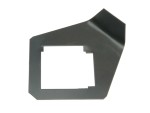 A Faithfull needle file with a hardened steel abrasive surface and a turned wooden or synthetic handle, for shaping and deburring metal.