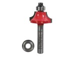 A Faithfull plunge router with a fine depth adjuster and a guide fence, for cutting grooves, rebates, and profiles in timber.