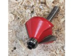 A Faithfull plunge router with a fine depth adjuster and a guide fence, for cutting grooves, rebates, and profiles in timber.