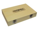 A Faithfull plunge router with a fine depth adjuster and a guide fence, for cutting grooves, rebates, and profiles in timber.