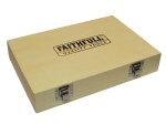 A Faithfull plunge router with a fine depth adjuster and a guide fence, for cutting grooves, rebates, and profiles in timber.