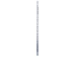 A Faithfull stainless steel rule with etched metric and imperial graduations, for precise measurement in workshops and on site.