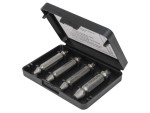 A steel screw with a threaded shaft and sharp point, for general-purpose fastening applications.