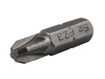 A Faithfull Pozi screwdriver with a comfort-grip handle and a hardened steel tip, for general assembly and fastening work.