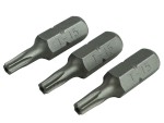 A Faithfull multi-tip screwdriver with a comfort-grip handle and a hardened steel tip, for general assembly and fastening work.