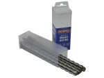 A set of 10 Faithfull screwdrivers with colour-coded handles covering a range of flathead and Phillips sizes.,