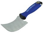 A cutting knife with a steel blade and an ergonomic handle, for general site and workshop use.