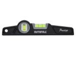 A Faithfull 25cm spirit level with an extruded aluminium body and accurate vials, for checking horizontal and vertical alignment.