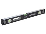 A Faithfull 60cm spirit level with an extruded aluminium body and accurate vials, for checking horizontal and vertical alignment.