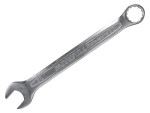 A Faithfull combination spanner with an open-ended jaw at one end and a ring spanner at the other, in chrome vanadium steel.