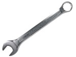 A Faithfull combination spanner with an open-ended jaw at one end and a ring spanner at the other, in chrome vanadium steel.