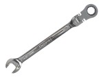 A Faithfull combination spanner with an open-ended jaw at one end and a ring spanner at the other, in chrome vanadium steel.