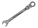 A Faithfull combination spanner with an open-ended jaw at one end and a ring spanner at the other, in chrome vanadium steel.