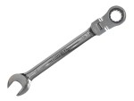 A Faithfull combination spanner with an open-ended jaw at one end and a ring spanner at the other, in chrome vanadium steel.