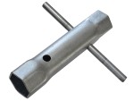 A Faithfull spanner or wrench in chrome vanadium steel, for tightening and loosening nuts and bolts.