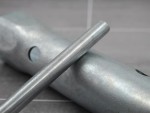 A Faithfull spanner or wrench in chrome vanadium steel, for tightening and loosening nuts and bolts.
