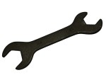A Faithfull spanner or wrench in chrome vanadium steel, for tightening and loosening nuts and bolts.