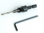 A steel screw with a threaded shaft and sharp point, for general-purpose fastening applications.