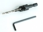 A steel screw with a threaded shaft and sharp point, for general-purpose fastening applications.