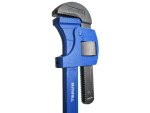 A blue adjustable pipe wrench with a metal jaw and serrated gripping surface, labeled FAITHFULL on the handle, shown against a white background.