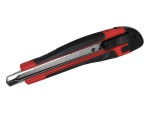 A Faithfull 9m retractable tape measure with a 9mm-wide blade, a rubberised case, and a belt clip, for general site measurement.