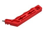 A cutting knife with a steel blade and an ergonomic handle, for general site and workshop use.