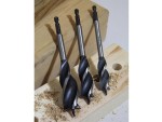 A set of 3 Faithfull screwdrivers with colour-coded handles covering a range of flathead and Phillips sizes.,
