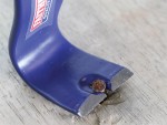 A Faithfull hand tool with a metal working end and an ergonomic handle, designed for general construction and maintenance tasks.