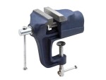 A Faithfull clamp with an adjustable jaw and a screw-tightening mechanism, for holding workpieces in position during cutting, drilling, or bonding.